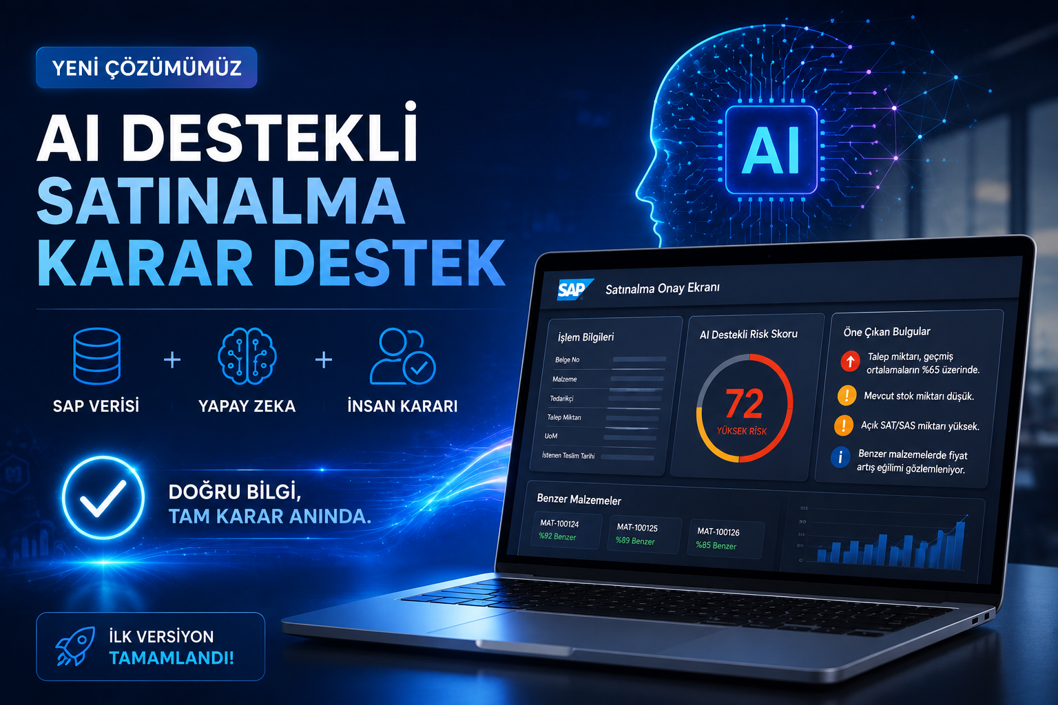 AI Destekli Satınalma Çözümü